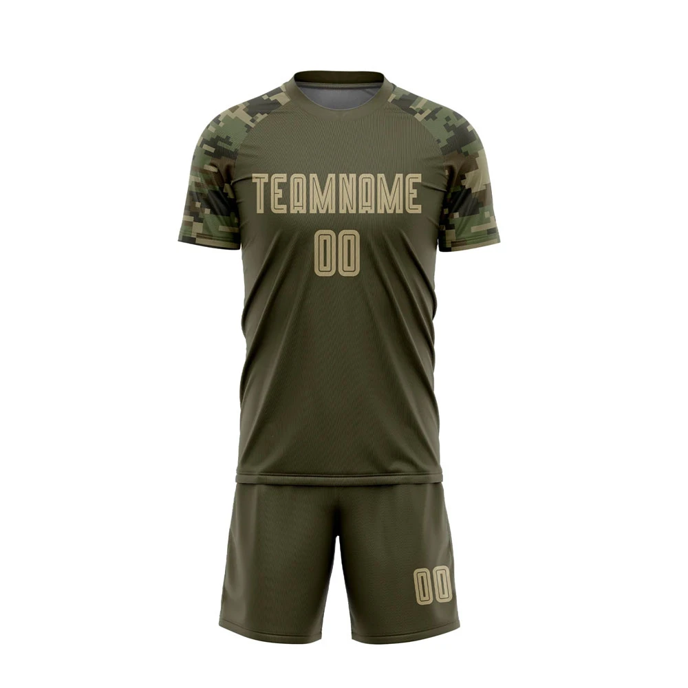 Latest Design Custom Sublimated Breathable Plain Soccer Uniform 2025 New Arrival OEM Services Slim Fit Soccer Uniforms