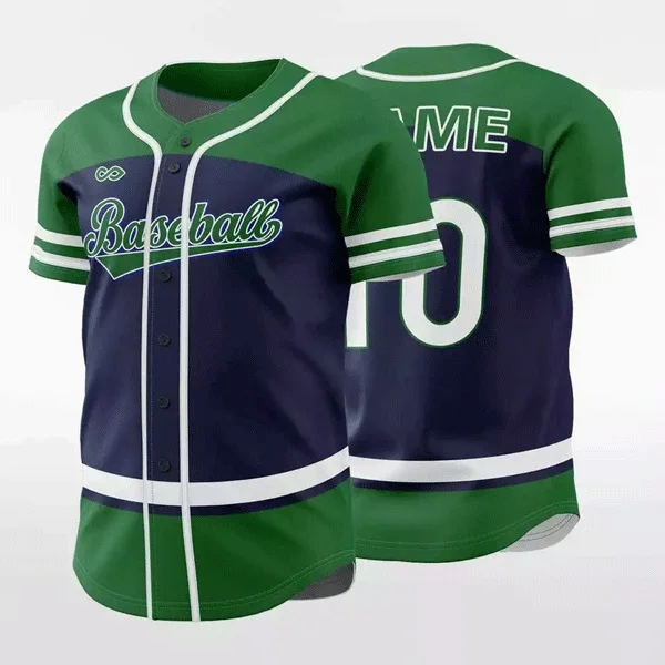 Source Wholesale Baseball Softball Wear Competition Custom Men Blank Green  Baseball Jersey on m.