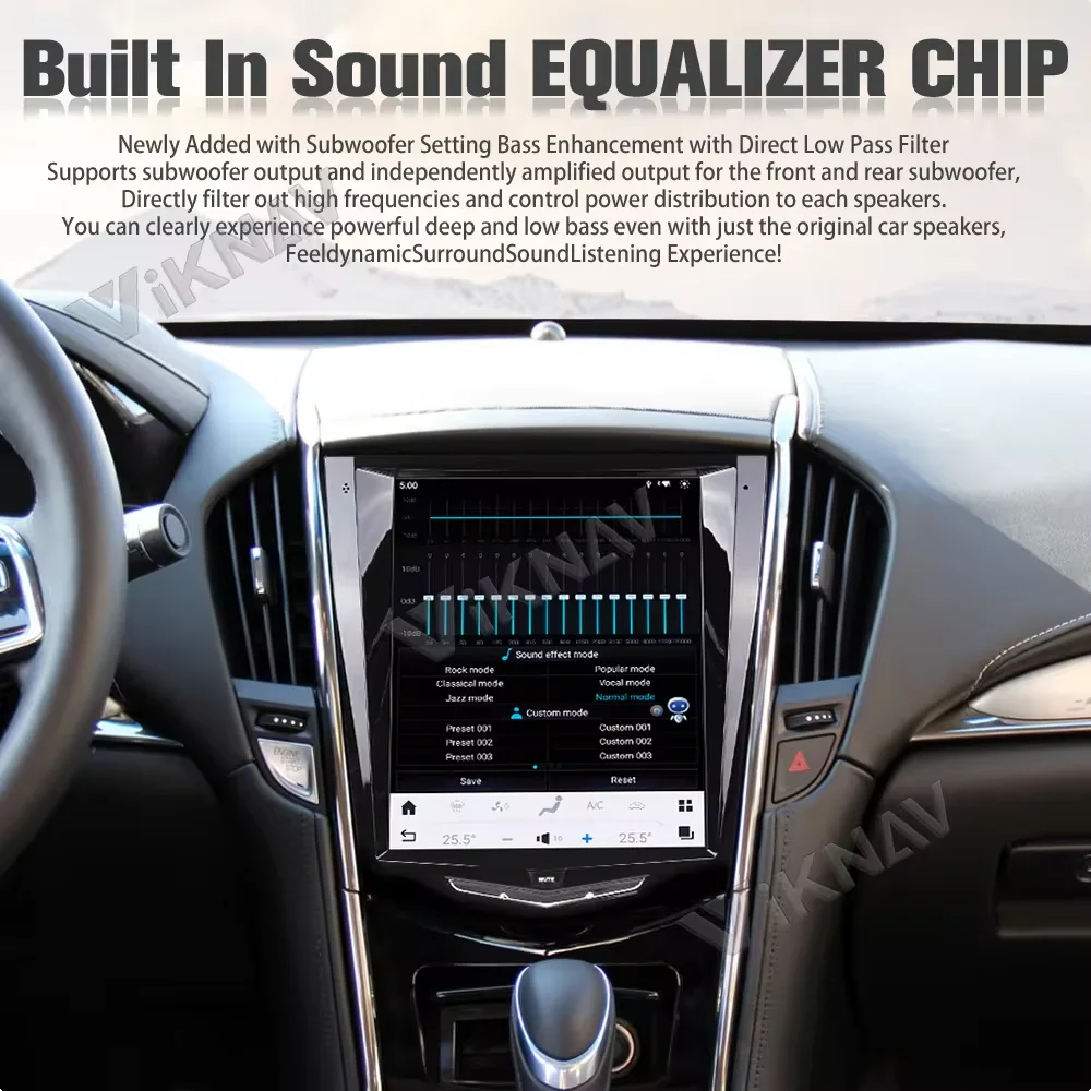 10.4 Inch Android 13 Car Radio For Cadillac ATS CTS SRX Escalade 2013-2018 Carplay Auto Stereo GPS Navigation Multimedia Player