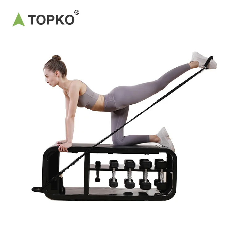 TOPKO High Quality Multifunctional Workout Bench Storage Fitness Bench Fitness Equipment Dumbbell Storage Weight Bench