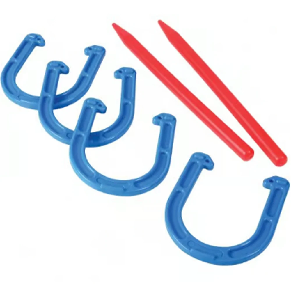 Horseshoes Hook And Ring Toss Set Beach Sport Toys Garden Yard Game