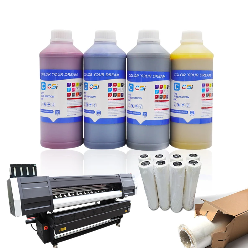 Factory Wholesale  Printing Ink 1000ml Sublimation Ink 4 Color Sublimation Ink for Epson
