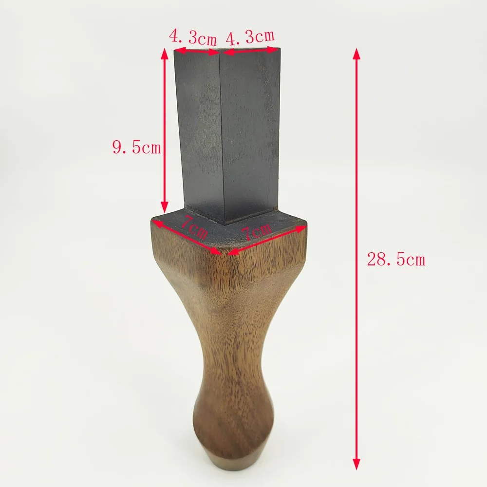 Cambodia Factory Exclusive Quality Various Color Chair Feet Full Size Replacement Wooden Chair Feet For Furniture Parts