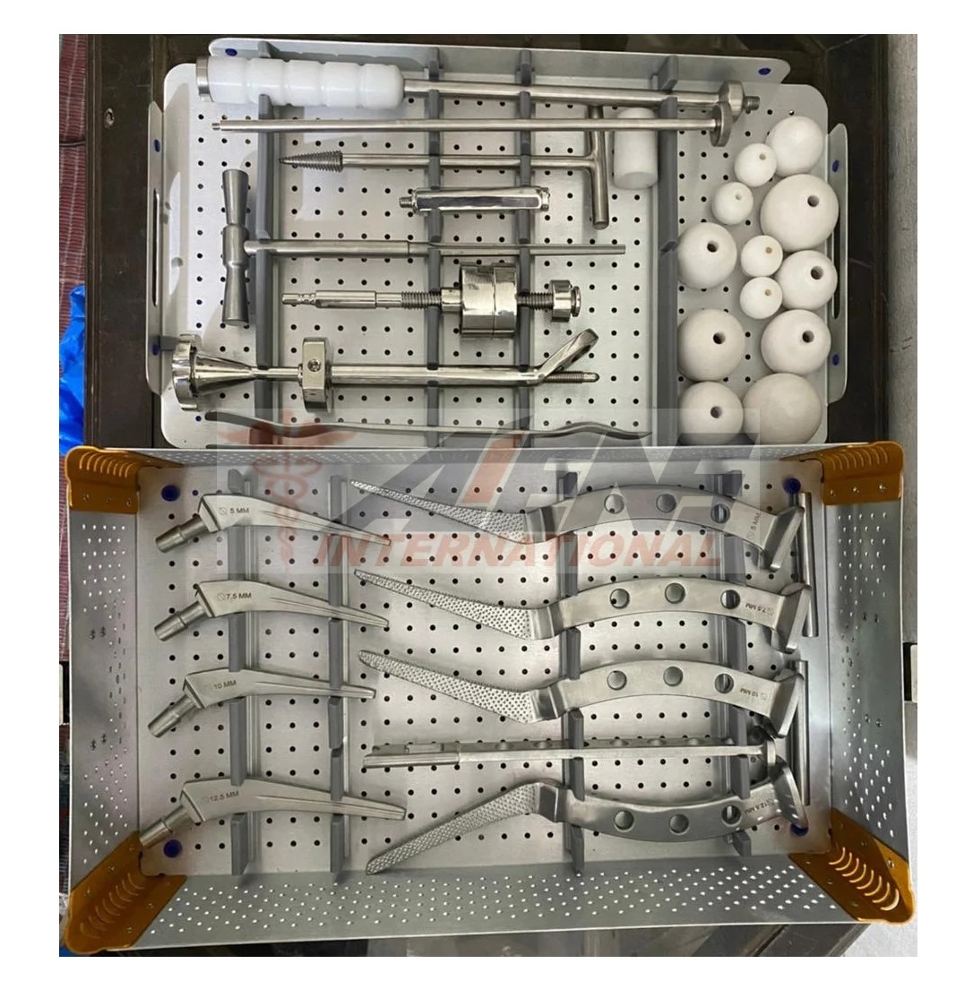 Hip Modular Bipolar and Total Hip Replacement System for Hip Joint Prosthesis Austin Moore Set