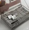 Silver Glass Box -100 pcs Chocolate with Silver Plexi