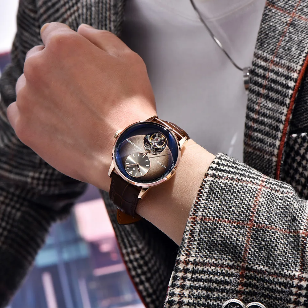 PAGANI Design PD-1796 New 42MM Men's Watch Sport Business Automatic Mechanical Style 5Bar Waterproof Night Light Fashionable