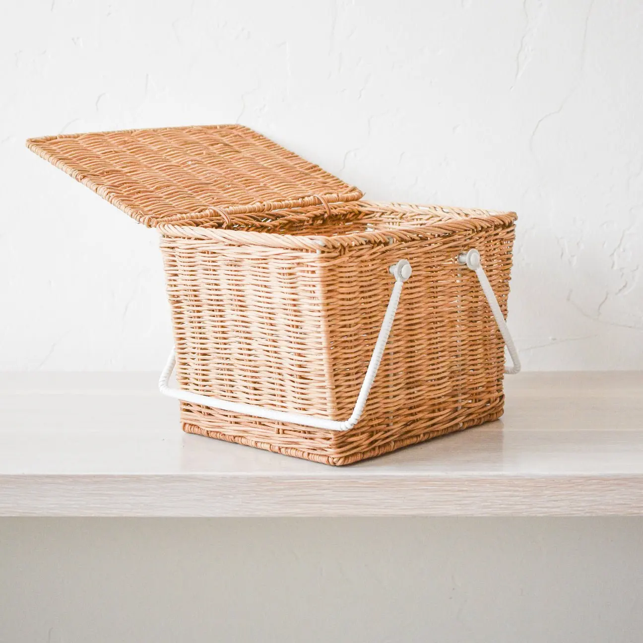 New Design Wicker Camping Baskets Rattan Luxury Picnic Hamper