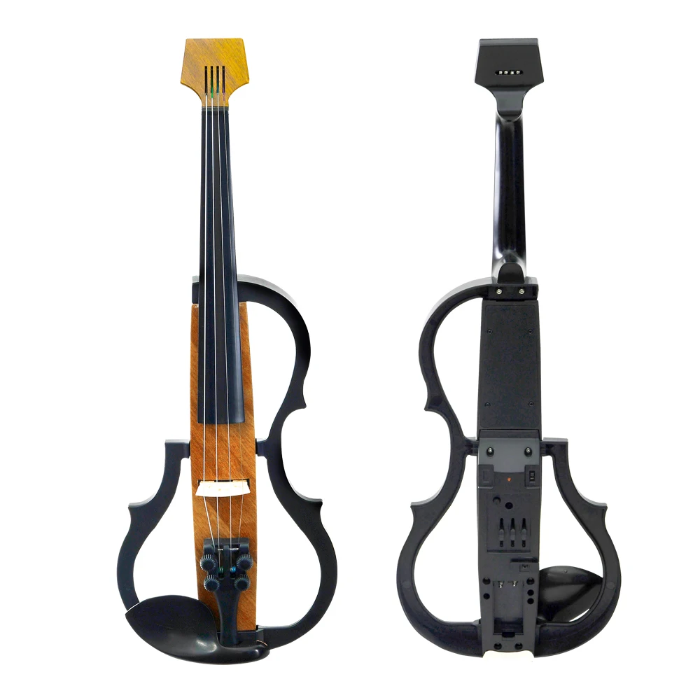 Kinglos Electric Acoustic Violins - 4/4 Carbon Fiber String