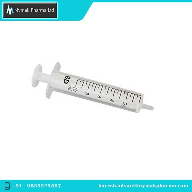 Best Indian Medical Consumables 10 ml Medical Disposable Syringe Manufacturers With CE And ISO Certification