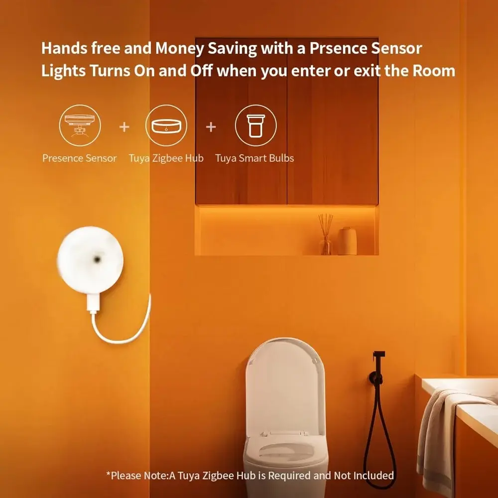 WGSensor Zigbee Motion Detector Zigbee  Human Presence Sensor Wifi Tuya  Wireless Tuya Pir Motion Sensor Radar Presence Sensor