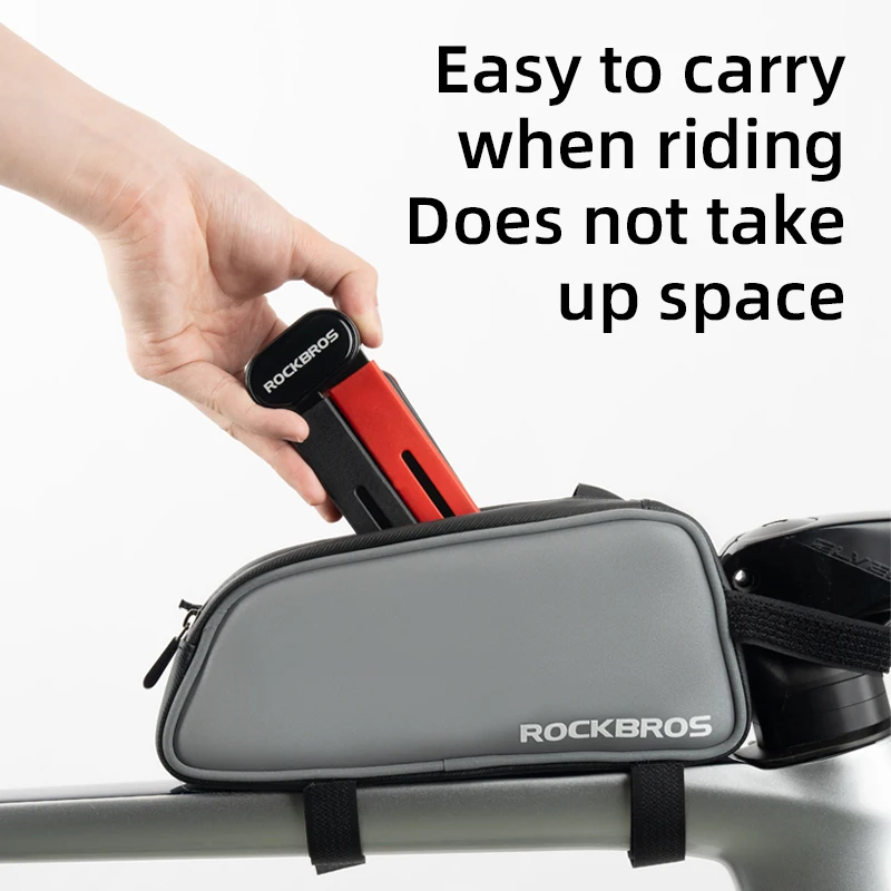 ROCKBROS Foldable Bike Lock Durable Lightweight Anti-theft