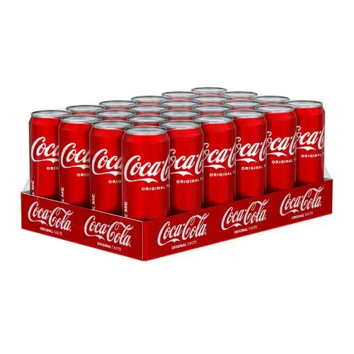 Coca-cola Soft Drink 330ml Can (pack Of 24) All Soft Drinks Available ...