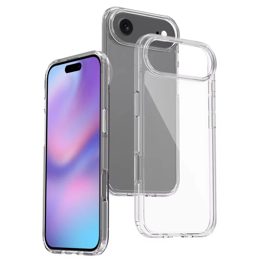product clear phone case for iphone 17 air 2in1 tpupc ultra thin  shockproof lightweight protection laudtec-8