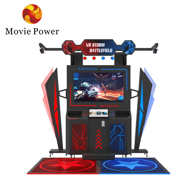 2 Players Adult 9D Arcade Games VR Walker Simulator Virtual Reality  Amusement Park Equipment Shooting Machine For Shopping Malls