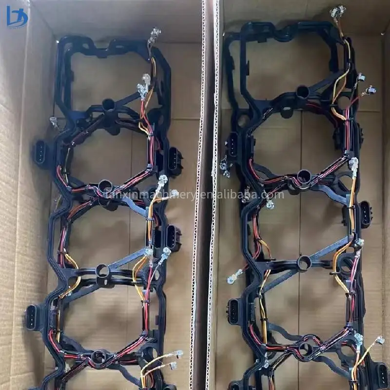 LANXIN Engine Gasket Top Cover Wiring Harness 6754-11-311 Rocker Arm Cover Gasket 6754113011 for Komatsu PC200-8MO PC220-8MO