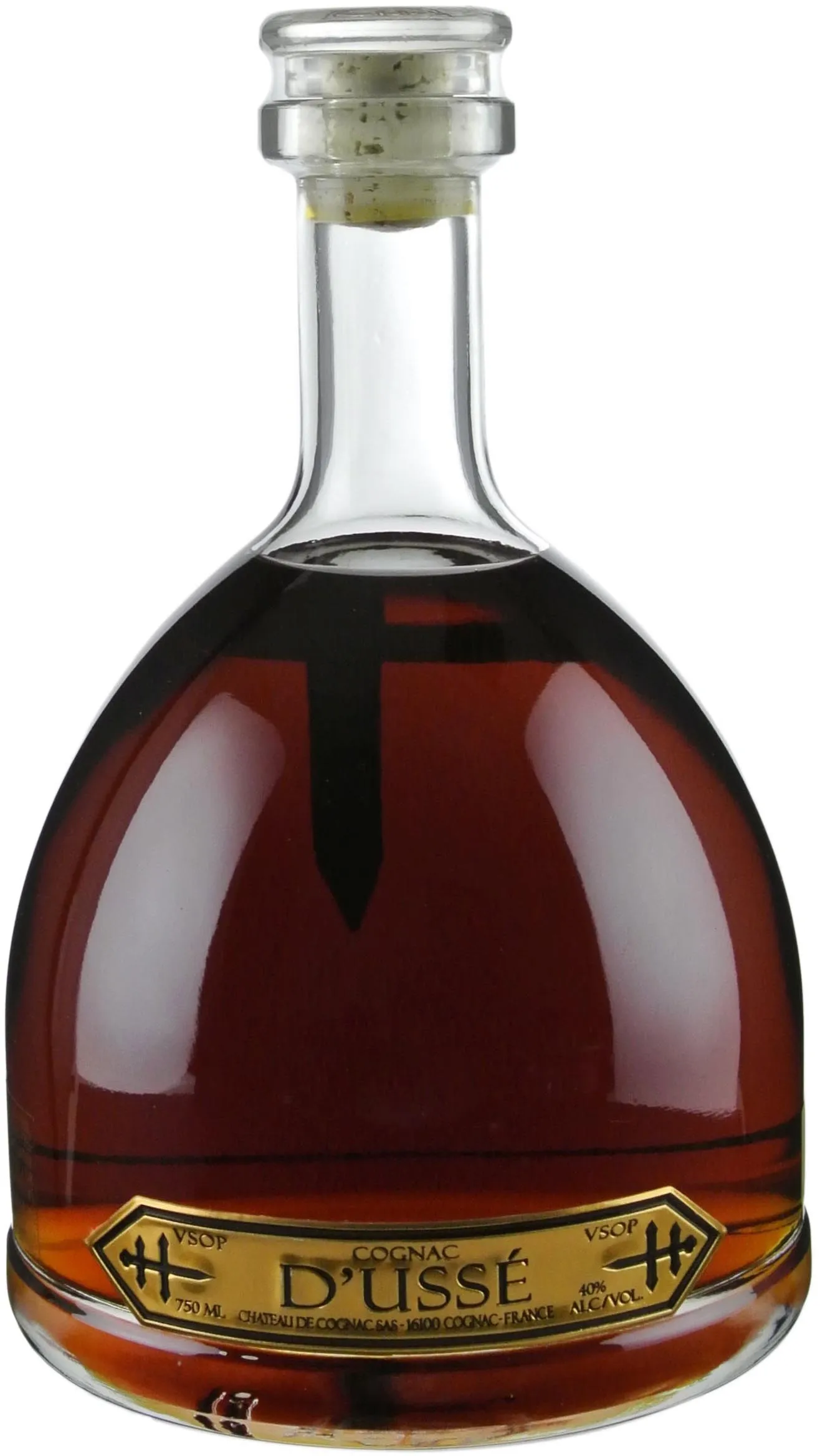 D'usse Vsop 75cl Pomace Brandy 40 Alcohol Blended 0 Kg Bottle