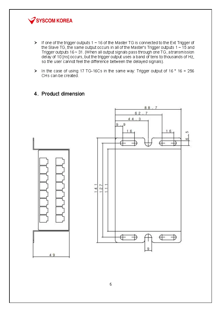 16ch Trigger Generator Tg16c High Quality Signal Generator