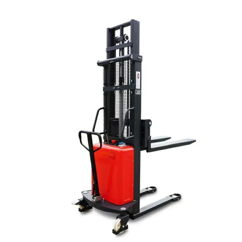 Full Electric Stacker Walkie Electric Pallet Forklift Hydraulic ...