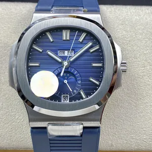 2026 New Blue Dial Strap Classic Retro Casual Wristwatch High-End Business Fashion High-Quality Automatic Men's Mechanical Watch