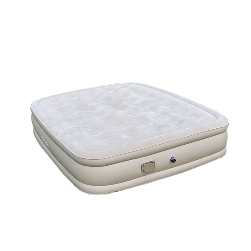 Inflatable Bedroom Air Bed Mattress With Flocking Cover Large Air Bed