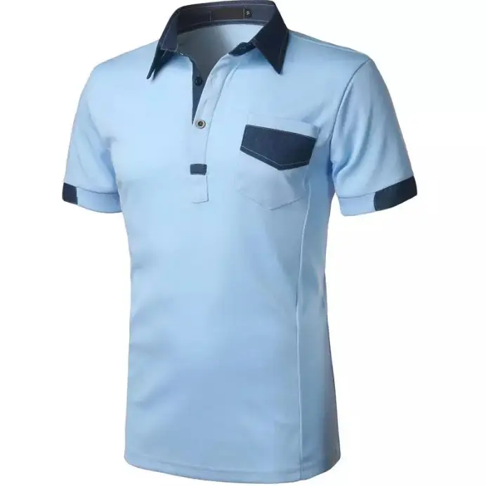 New Design Polo Shirts Casual Wear Customized Color Plain Golf T Shirt