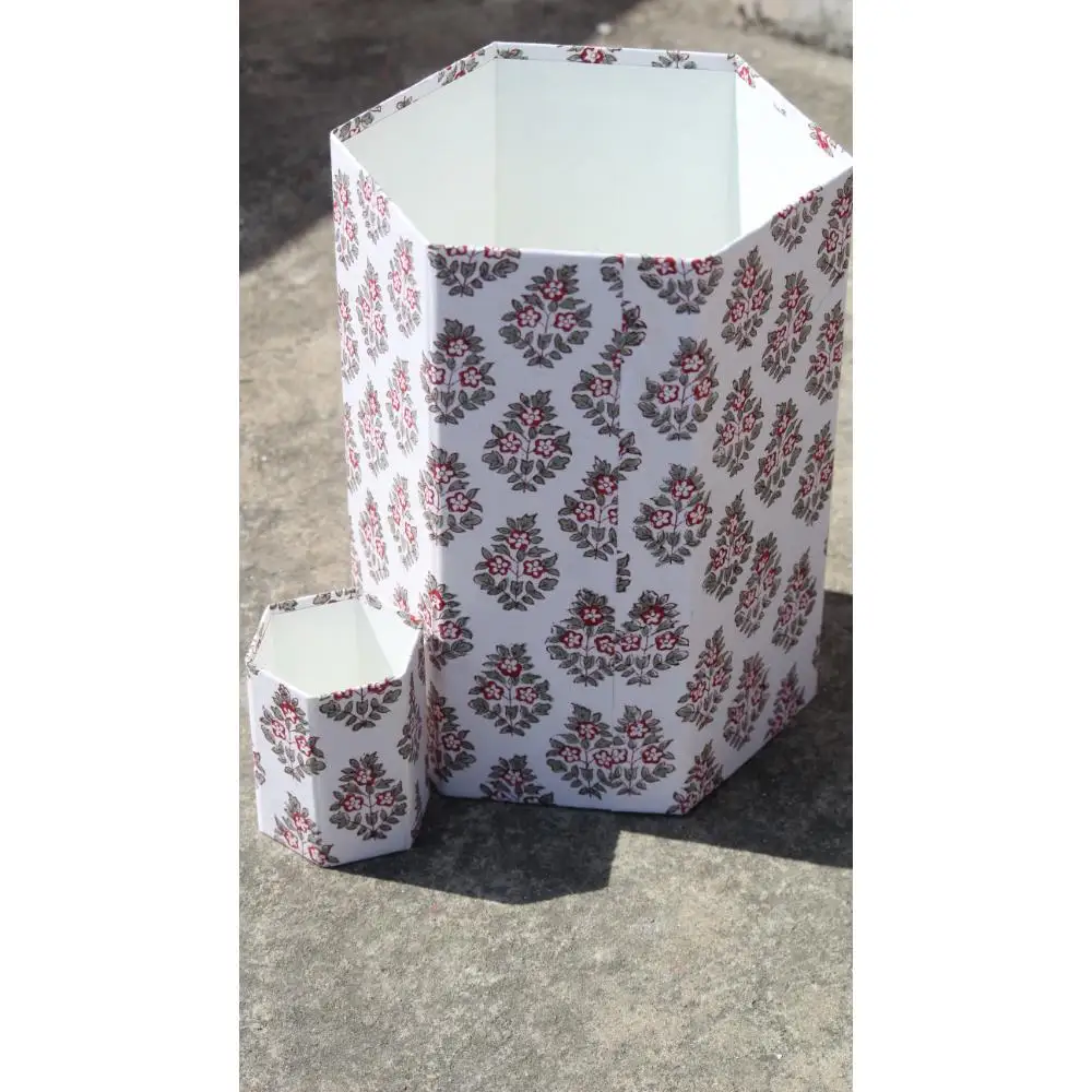 High on Demand Eco Friendly Trash Can Paper Dustbin for Available at Affordable Price From Indian Exporters