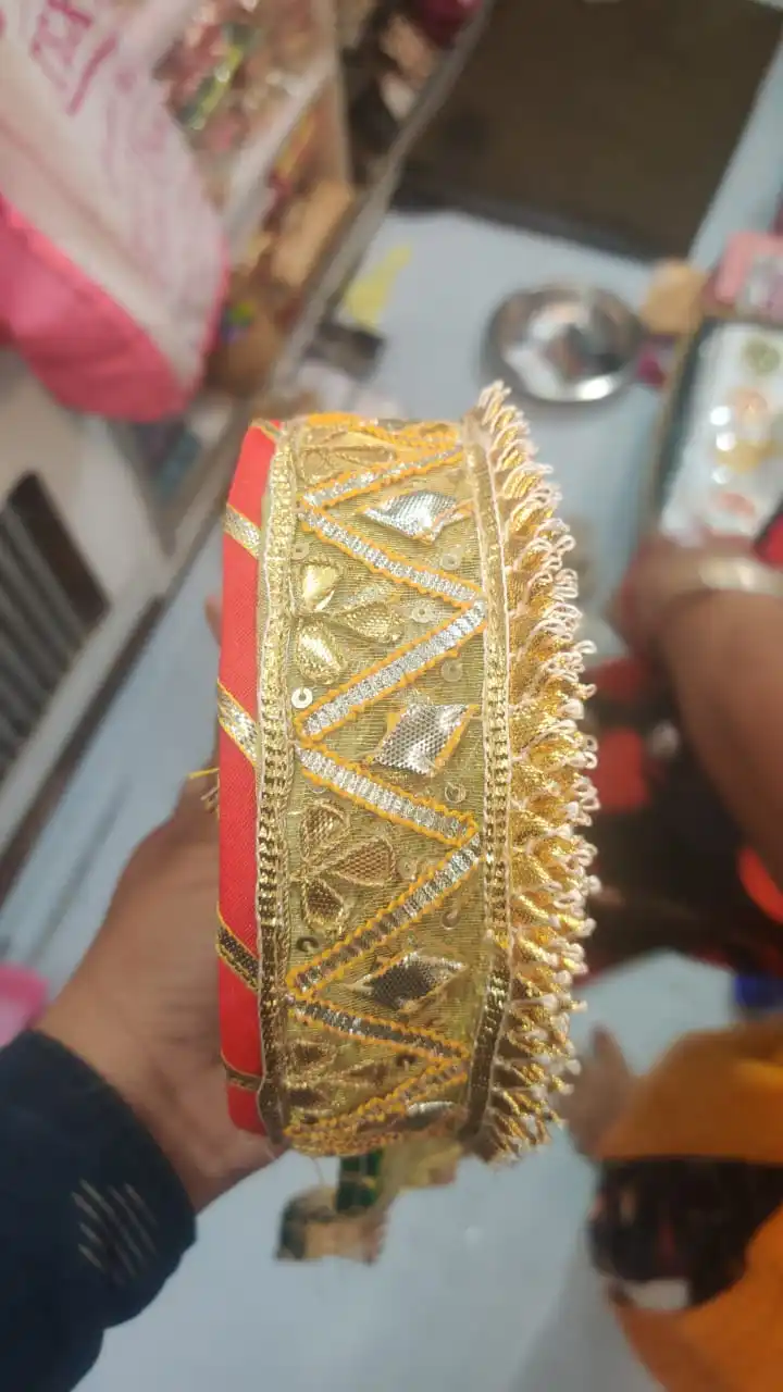 Custom Made Embroidered Thread Work Laces with Multi Coloured Options in 3 Inches Width Ethnic Indian Design for Resale.