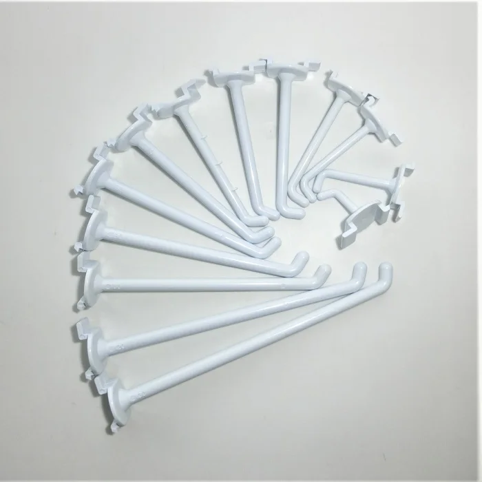 Черная J-образная пробка для промышленного подвешивания Pegboard ABS пластиковые световые крючки дисплей аксессуар использования в супермаркете