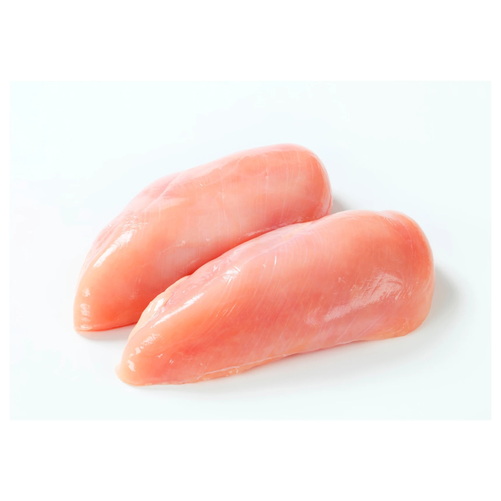 Frozen Boneless Halal Chicken Breast 120gr Pack in 10 kg Carton Feet