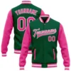 Bomber Kelly Verde Rosa-Blanco