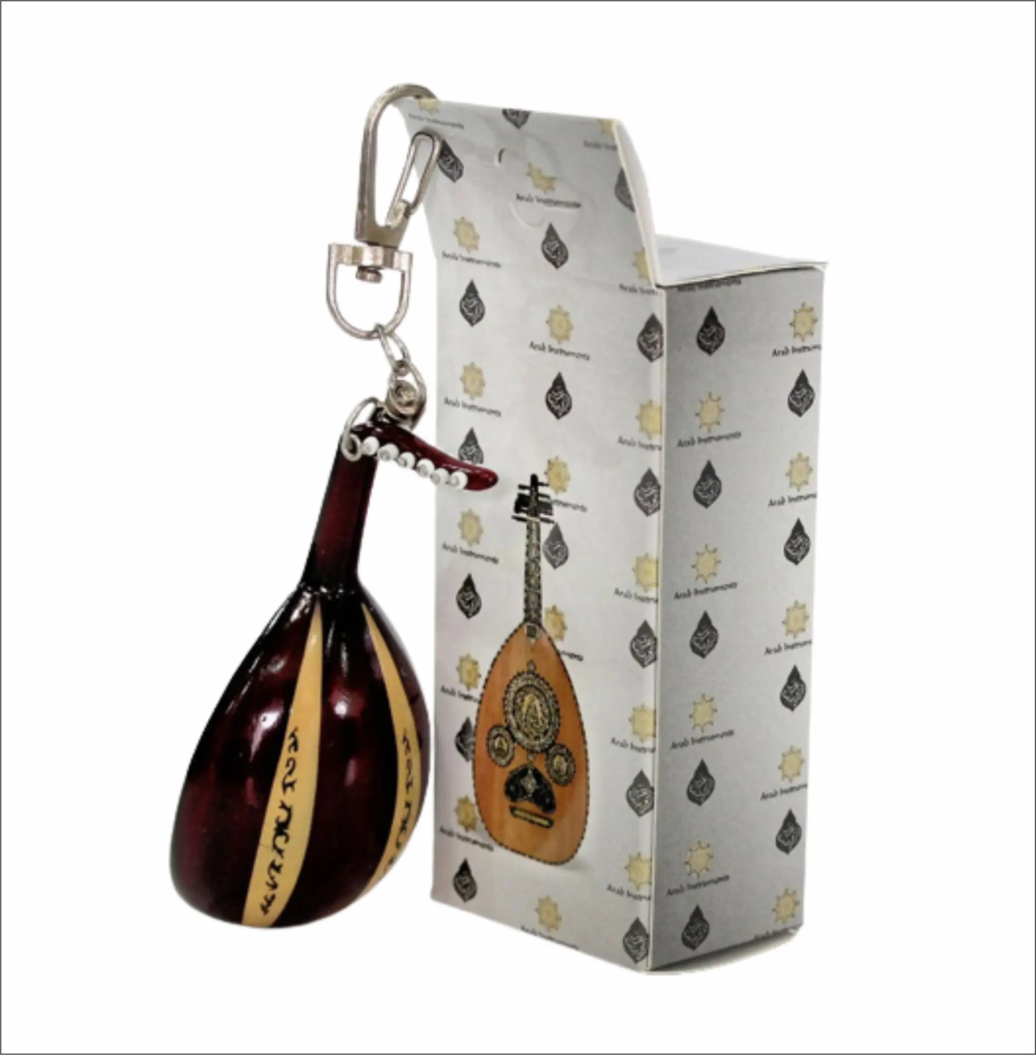 アラビアンウード楽器モデルARABICTRADITIONALキーリングとミニチュア