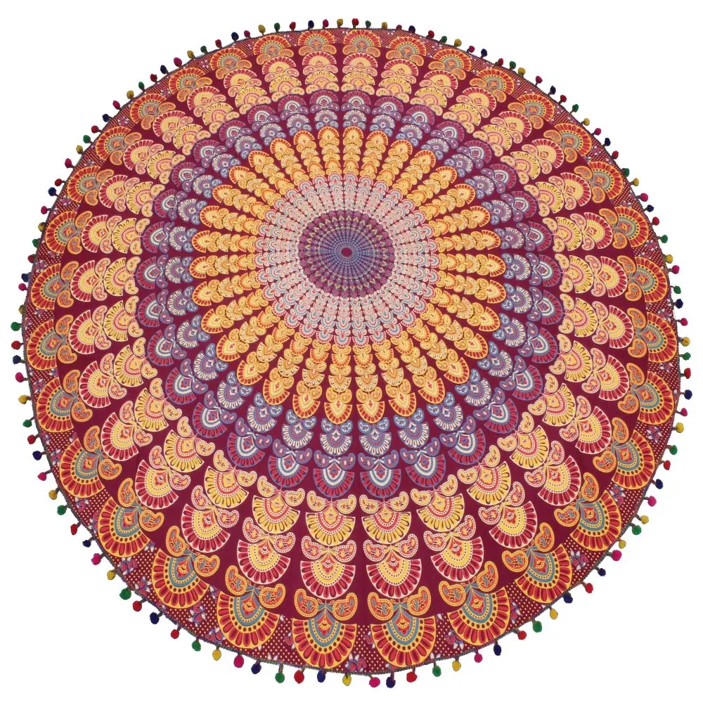 Popular Handicrafts Round Tapestry Wall Hanging Hippie