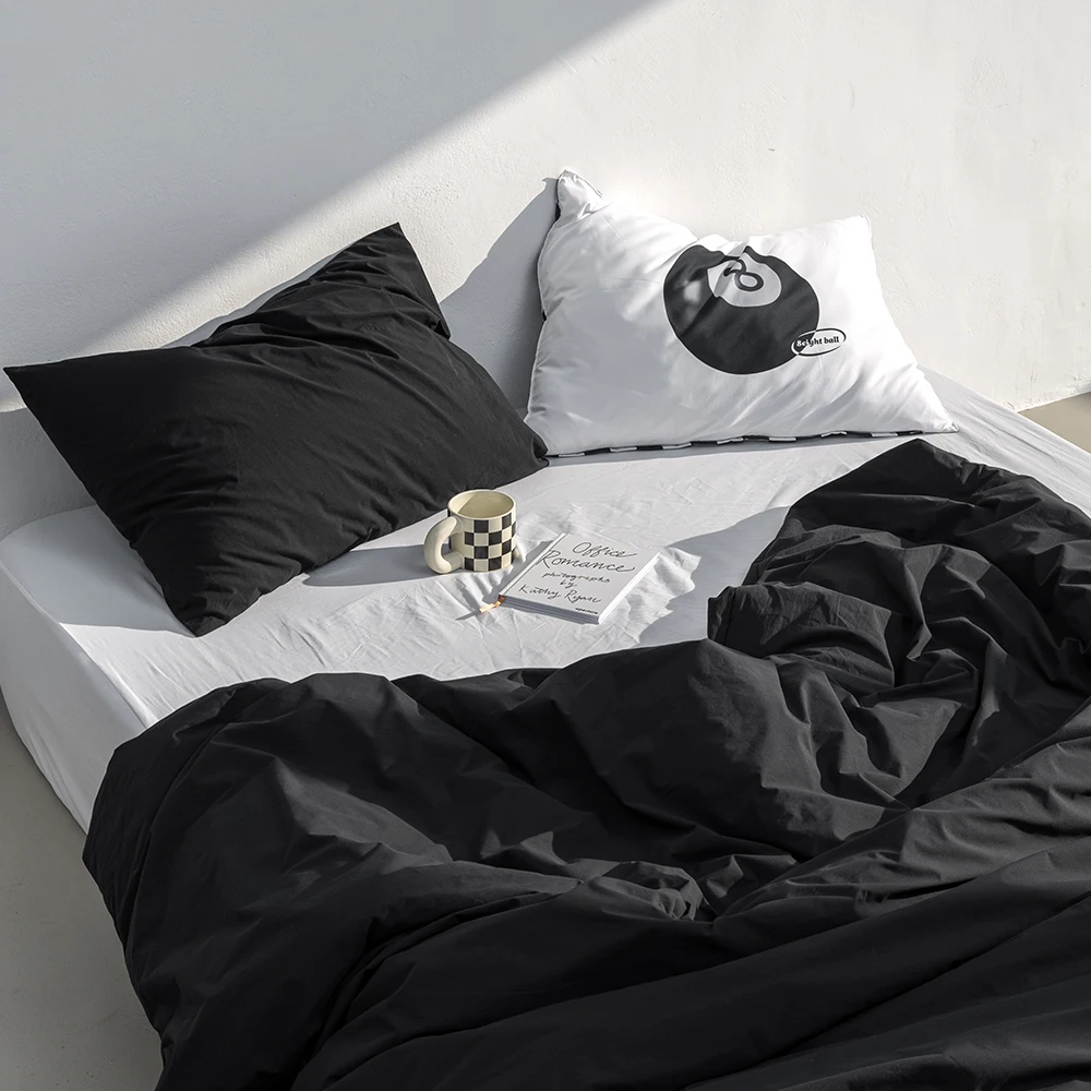 PureCotton 100% хлопковое пододеяльник для био-стирки Премиум Мягкая текстура высокого качества различных цветов сделано в