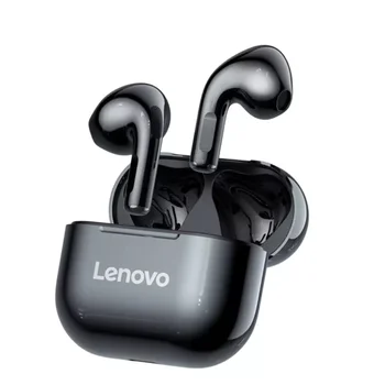 Lenovo LP40 TWS Wireless Earphoneb T5.0 Stereo Headset Noise Reduction Earbuds Livepods for Phone Plastic In-ear LP40 Original