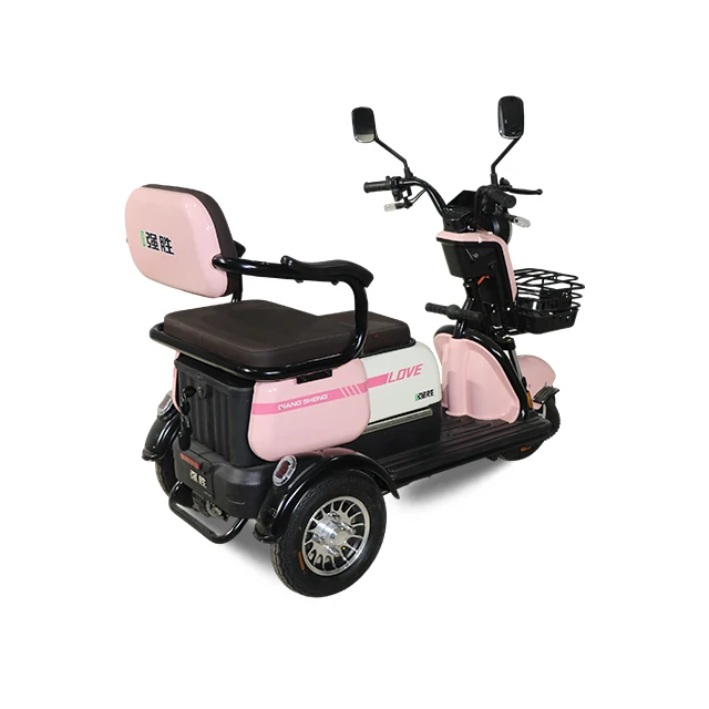 QSD Factory Direct 48v Mobility Electric Tricycle 3-Wheel Scooter for Adults Open Body Type Hot Sale