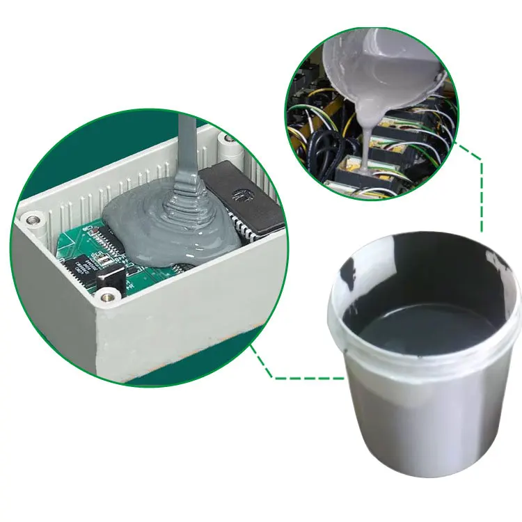 1.5W/M.K Two Component Thermal Conductive Potting Compounds Silicone AB Glue Electronic Sealing for PCB/LED/Circuit Board