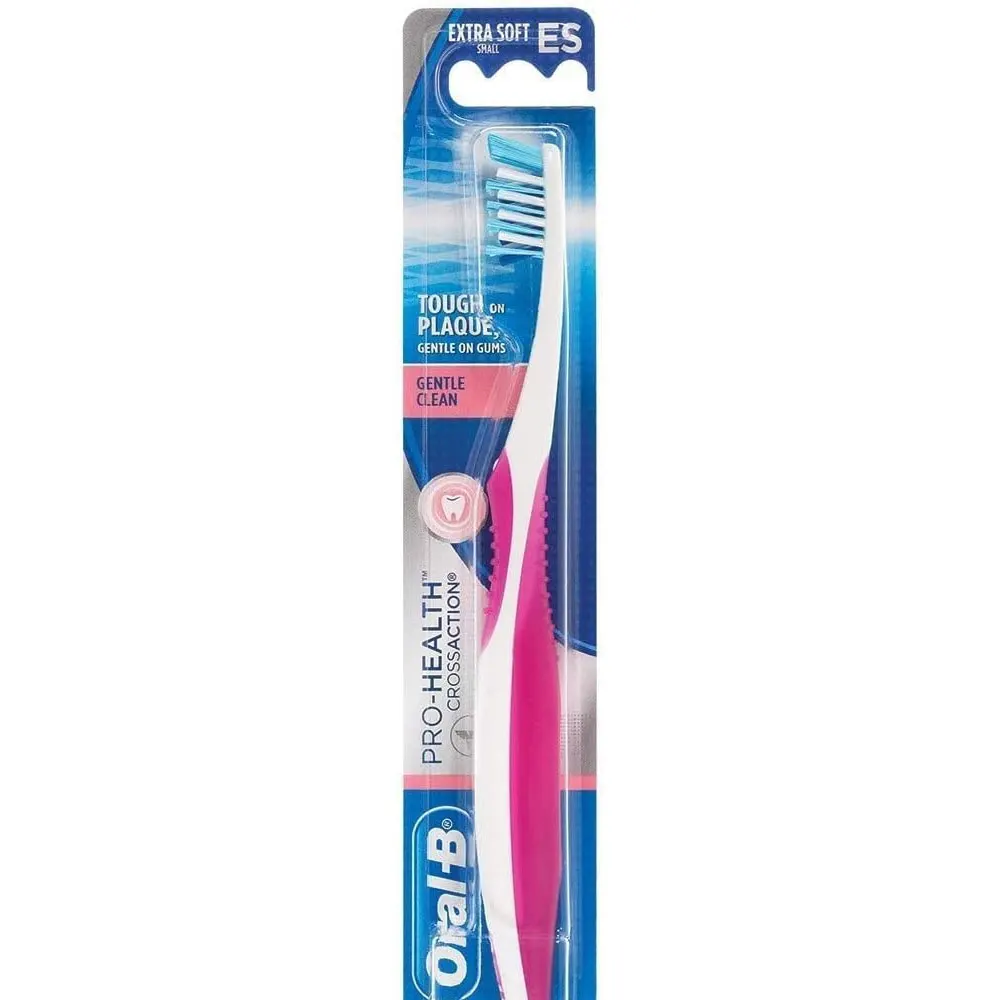 Complete Oral Care Set Oralb Crossaction Soft Toothbrushes 6 Count Deep Plaque Removal