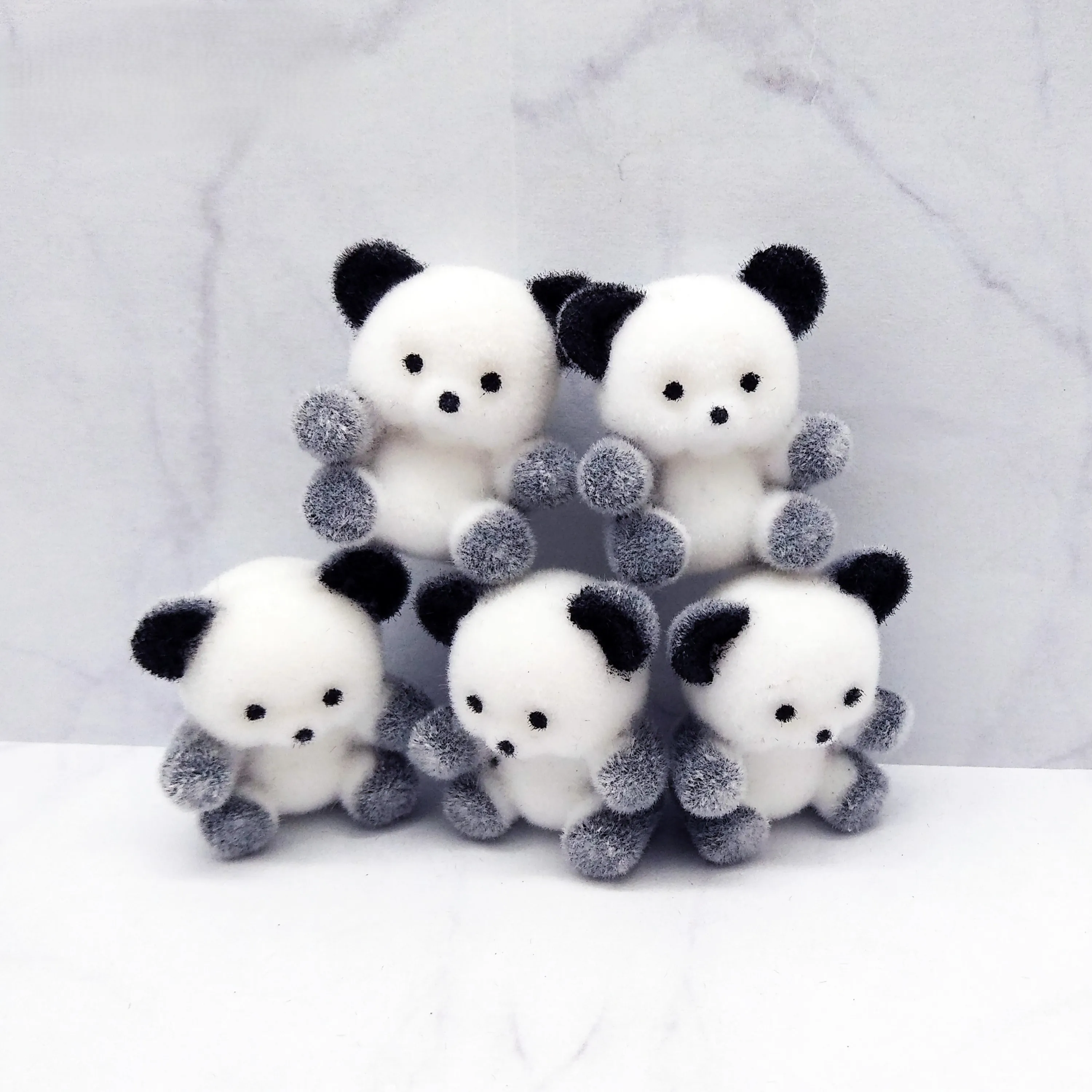 Миниатюрная Флокированная детская панда 1 \