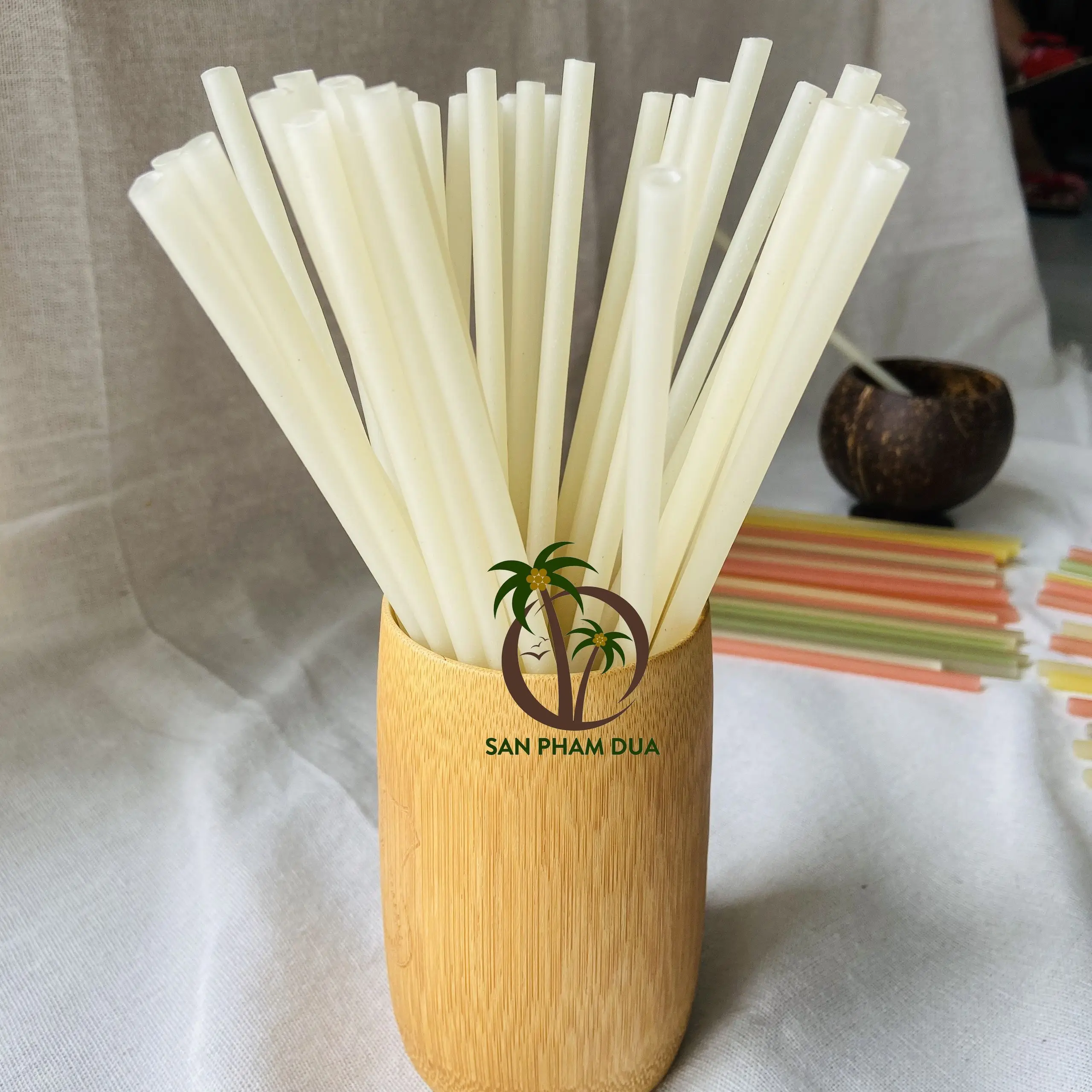 Eco Friendly Rice Straw Handmade In Viet Nam / 100 Natural Non Toxic