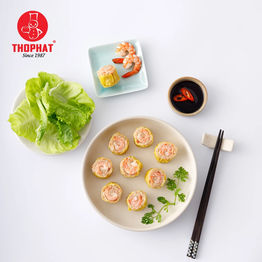 Fresh Shumai Surimi Filling Golden Sheet Instant Food Oldaged Children
