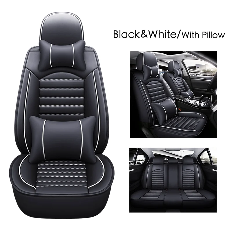 Xiangta Waterproof PU Leather Custom Car Seat Covers Full Set