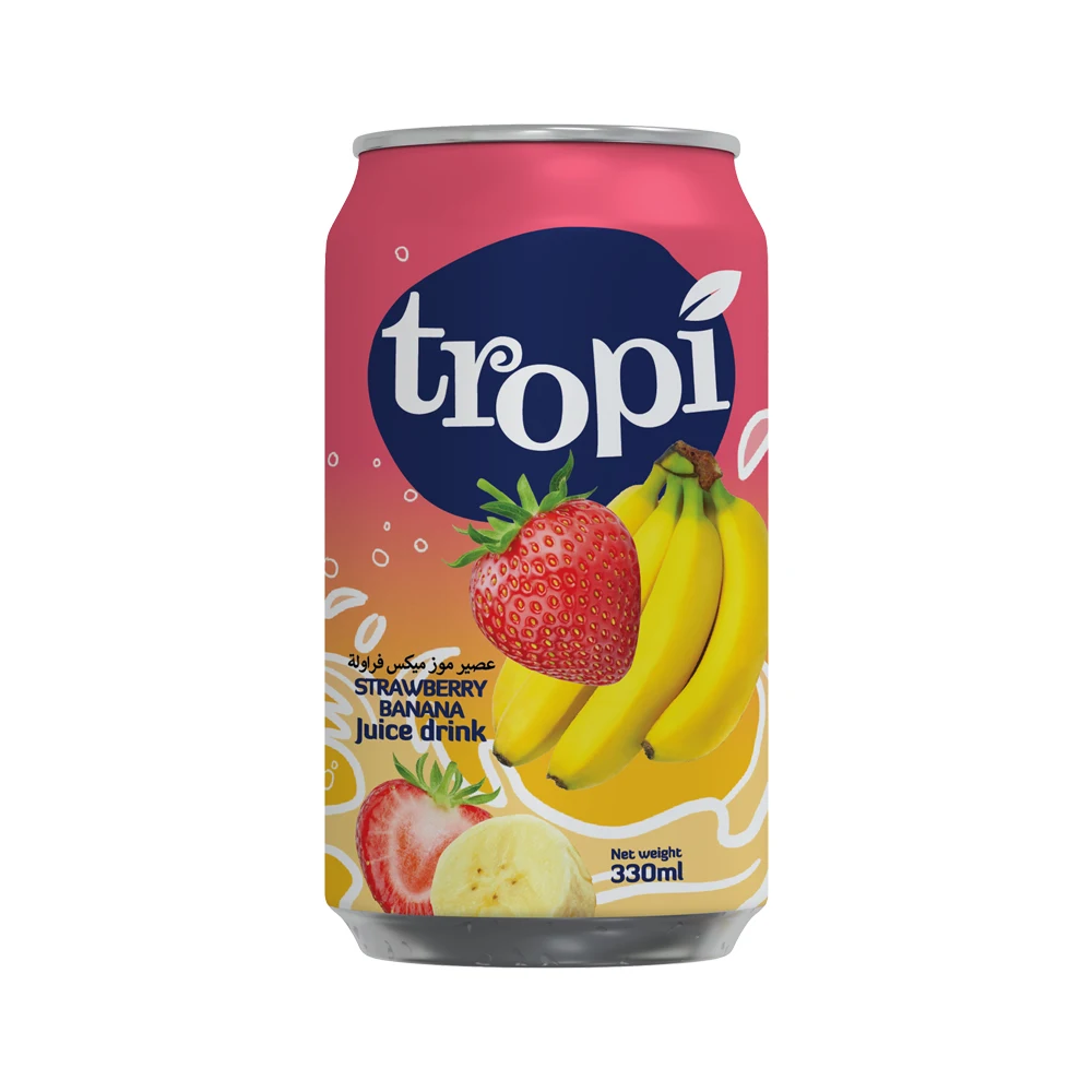 Jus De Fruit Fresh Sweet 24 Cans 330ml 5x Usd Price Competitive Drink Popular Vietnamese Brand Tropi Beverage Juice