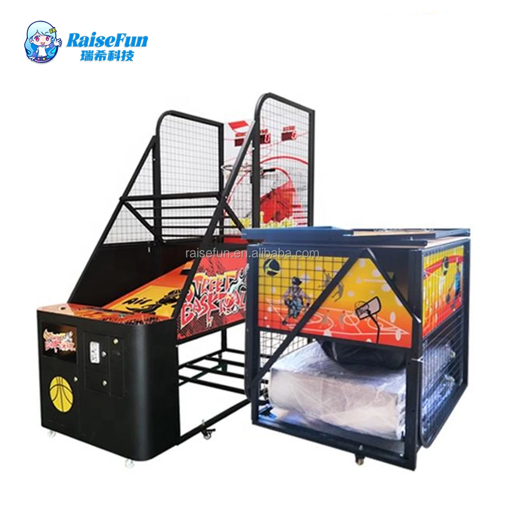 Indoor Coin Operated Basketball Arcade Machine Shooting Machine Basketball Hoop Game Machine Street Basketball Machine
