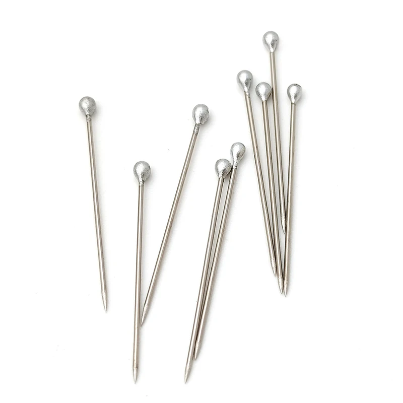 【本日限定価格】Needles PIN-925 SILVER Pipillion 5 Pcs Sterling Silver Loop Head Pins, 1.6'', 18ga Long Pin