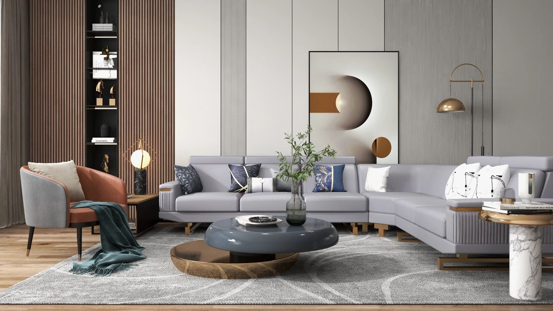 Corner Sectional Sofa Sofa Set Good Price Simple Office Building Gsv