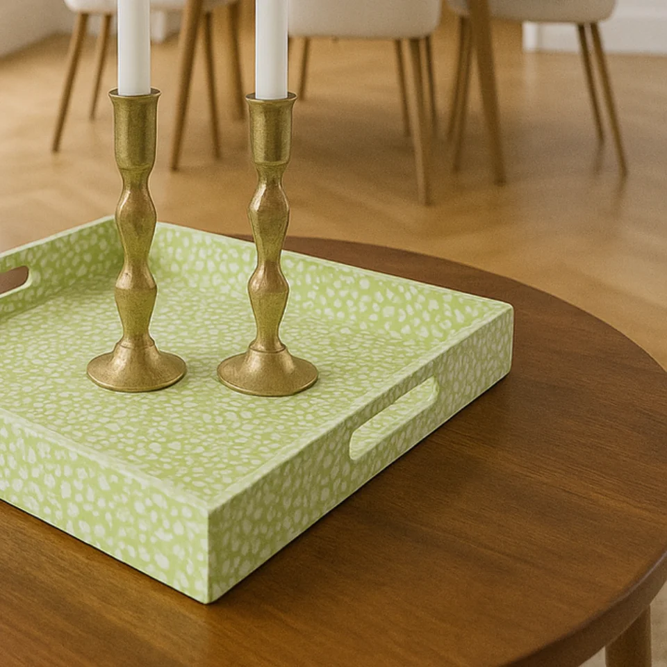 Вкладыш в яичной скорлупе ручной работы квадратный сервировочный поднос Декоративный Лак круглый вьетнамское ремесло Домашний Декор кухонная посуда