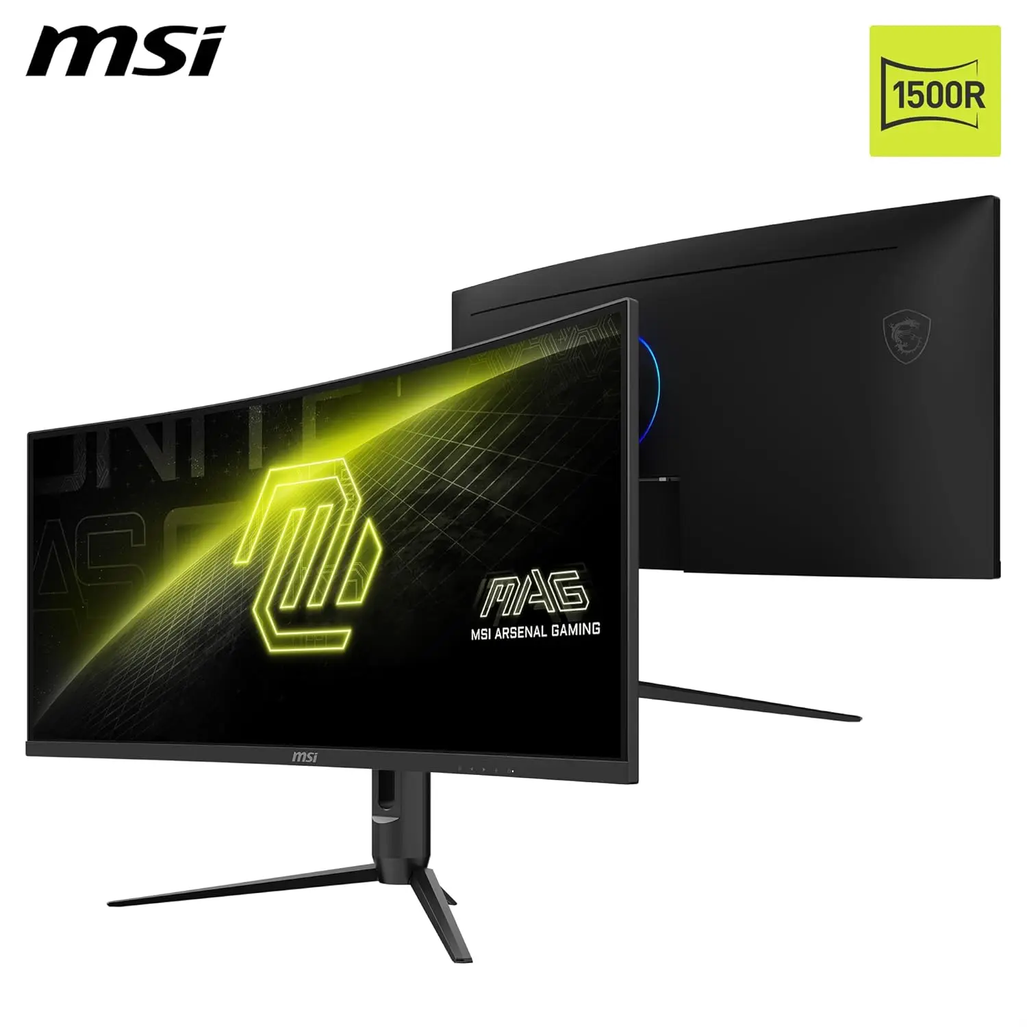MSI MAG 342CQR E2 - 34 Inch Curved Gaming Monitor (180 Hz)