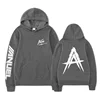 Dark gray and white letters