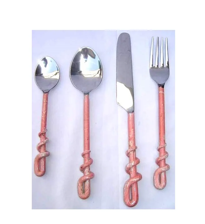 Modern Luxury Design Flatware And Cutlery Set With Designer Look Handle ...