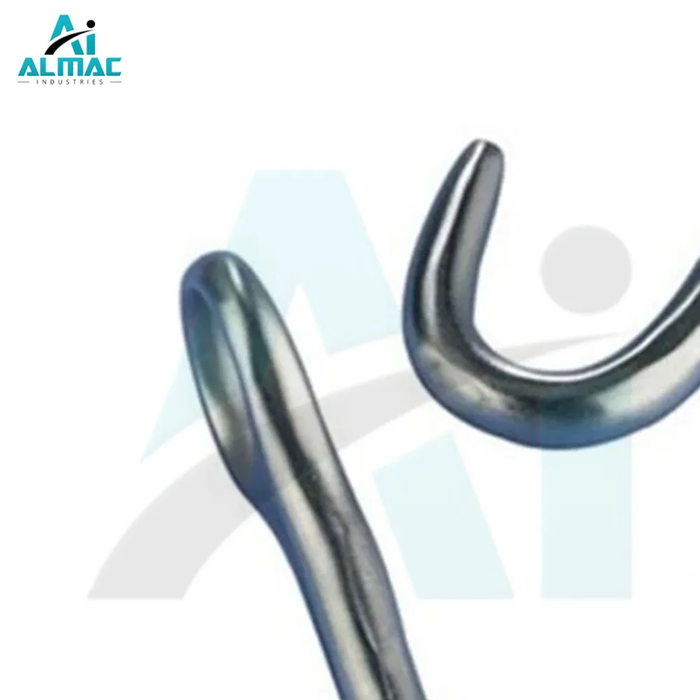 ALMAC Professional Obstetrical Blunt Eye Hook Cow Calf Eye Hook ...